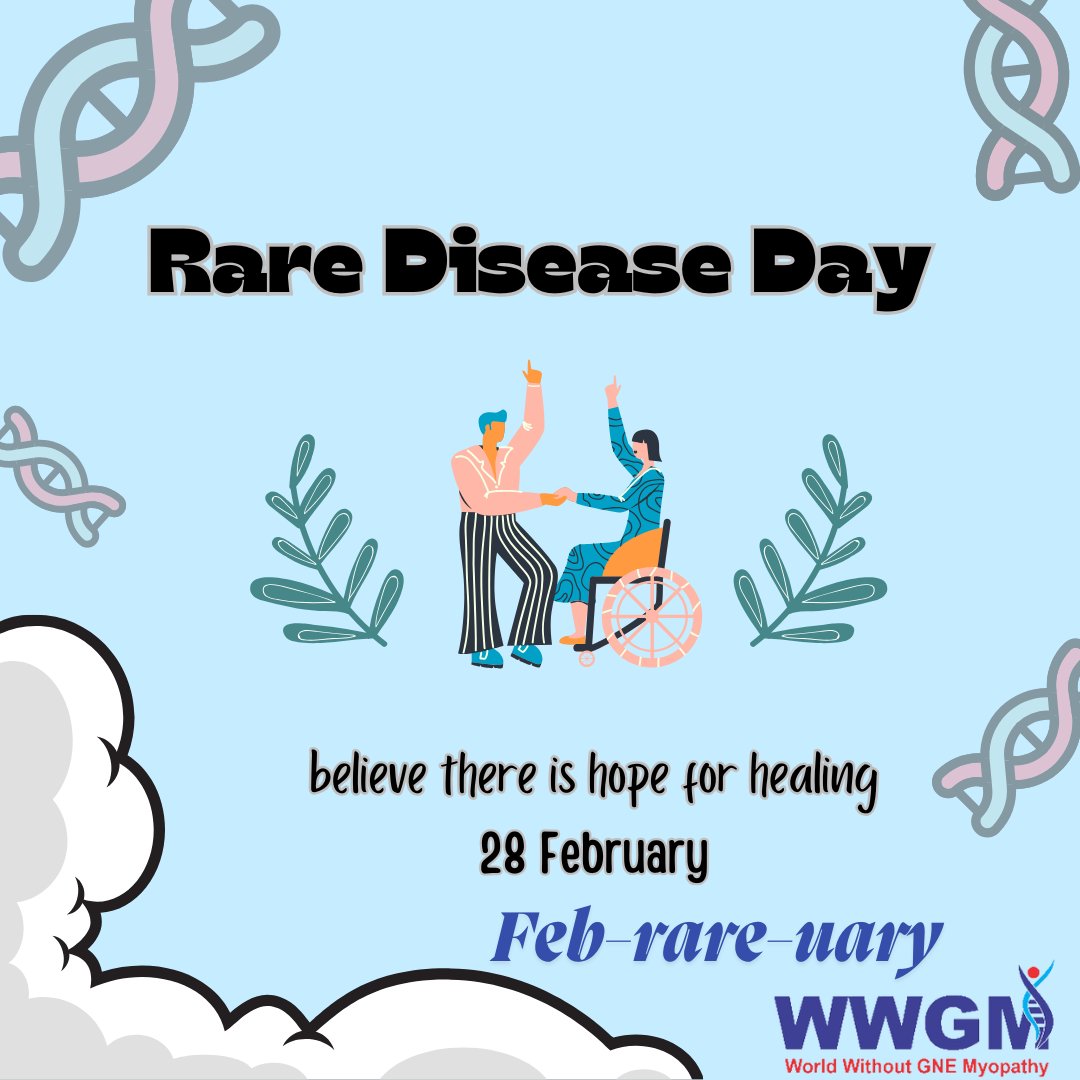 🧬 #HopeForHealing

Today, we stand together in support of those affected by rare diseases. #RareDiseaseDay reminds us to spread awareness, support research &amp; show solidarity with the rare disease community. 

🌿 Believe there is hope for healing📅 28 February 

💙 #FebRAREuary