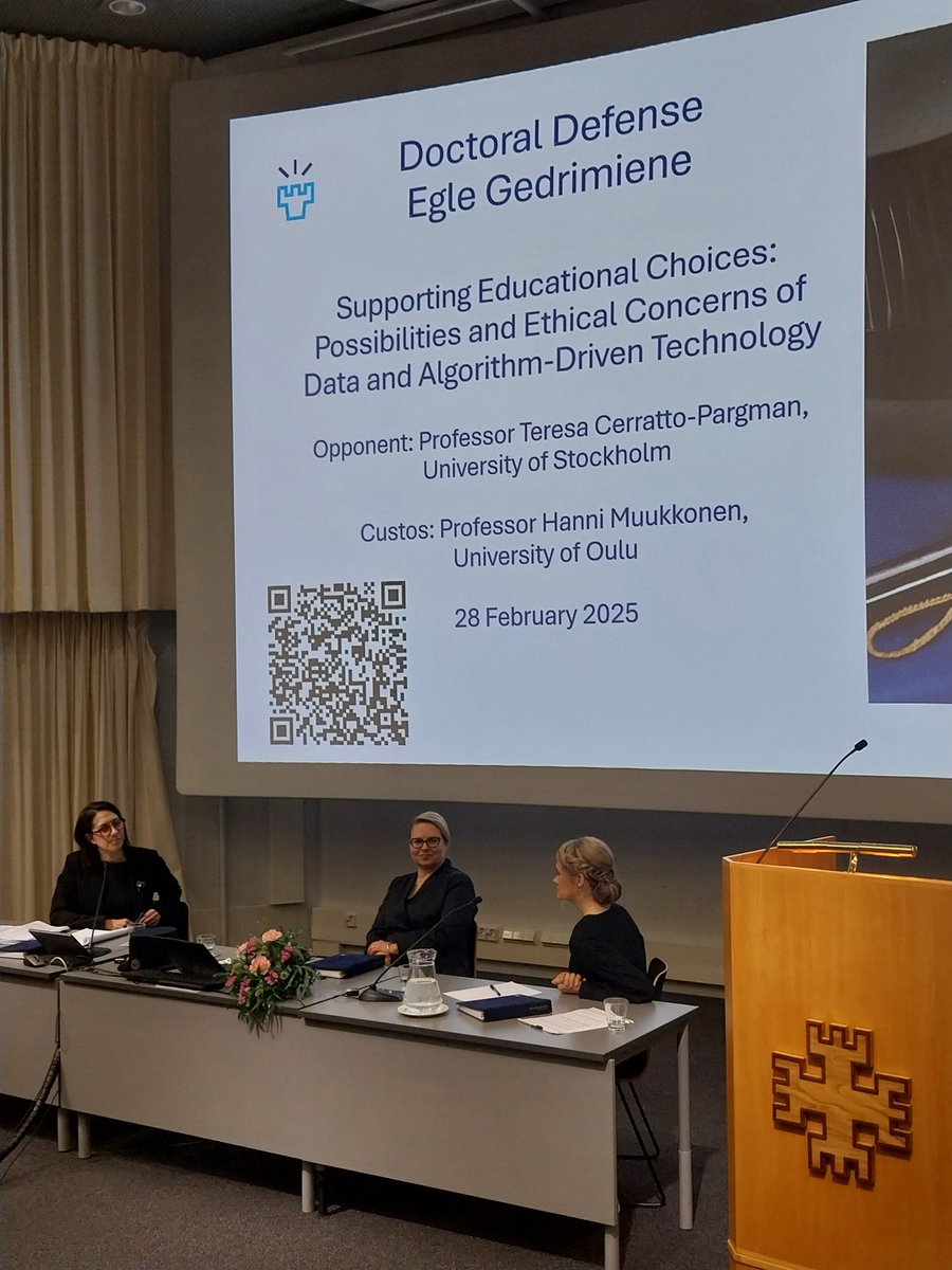 Egle is now defending her doctoral study!

 Opponent: Teresa Cerratto-Pargman 

Custos: <a href="/hanni_muukkonen/">Hanni Muukkonen</a>