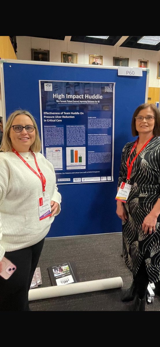 Ciaran Conlon (@conlonciaran) on Twitter photo Congratulations to Nuala and Gemma on presenting their poster on the hugely successful High Impact Huddle resulting in reduced incidence of HAPUs in our ICU.<a href="/RCSI_FacNurMid/">RCSI Faculty of Nursing & Midwifery</a> <a href="/NursingOlol/">OLOLNursing</a> <a href="/NualaClarke3/">Nuala Clarke</a> #RCSIFNMConf2025 Congratulations to Nuala and Gemma on presenting their poster on the hugely successful High Impact Huddle resulting in reduced incidence of HAPUs in our ICU.<a href="/RCSI_FacNurMid/">RCSI Faculty of Nursing & Midwifery</a> <a href="/NursingOlol/">OLOLNursing</a> <a href="/NualaClarke3/">Nuala Clarke</a> #RCSIFNMConf2025