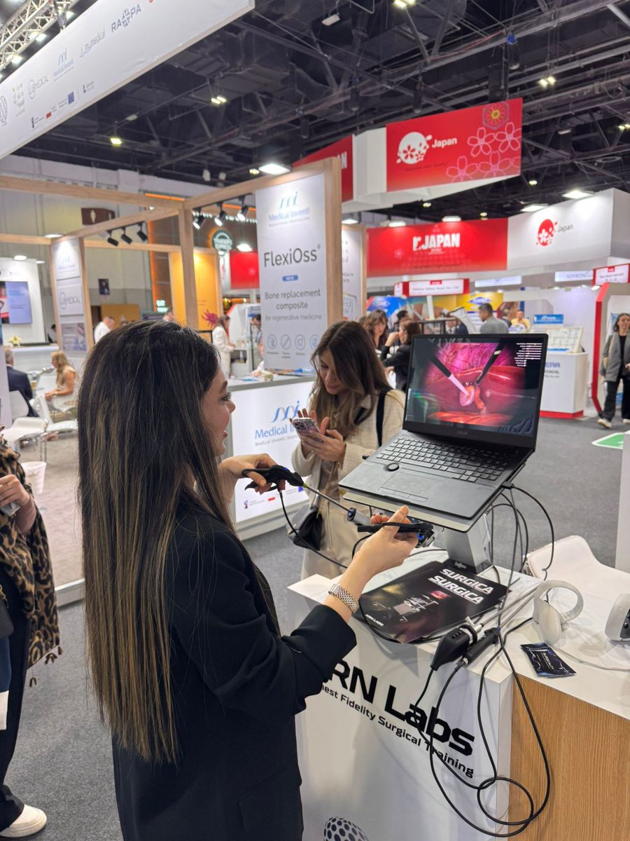 KrnLabs's tweet photo. We're excited to share highlights from the 50th edition of ArabHealth, where KRN Labs unveiled our latest VR surgical simulation innovations: SurgicaVR, Surgica Pro, and Surgica ProHaptics! https://t.co/WQTfWbRex7