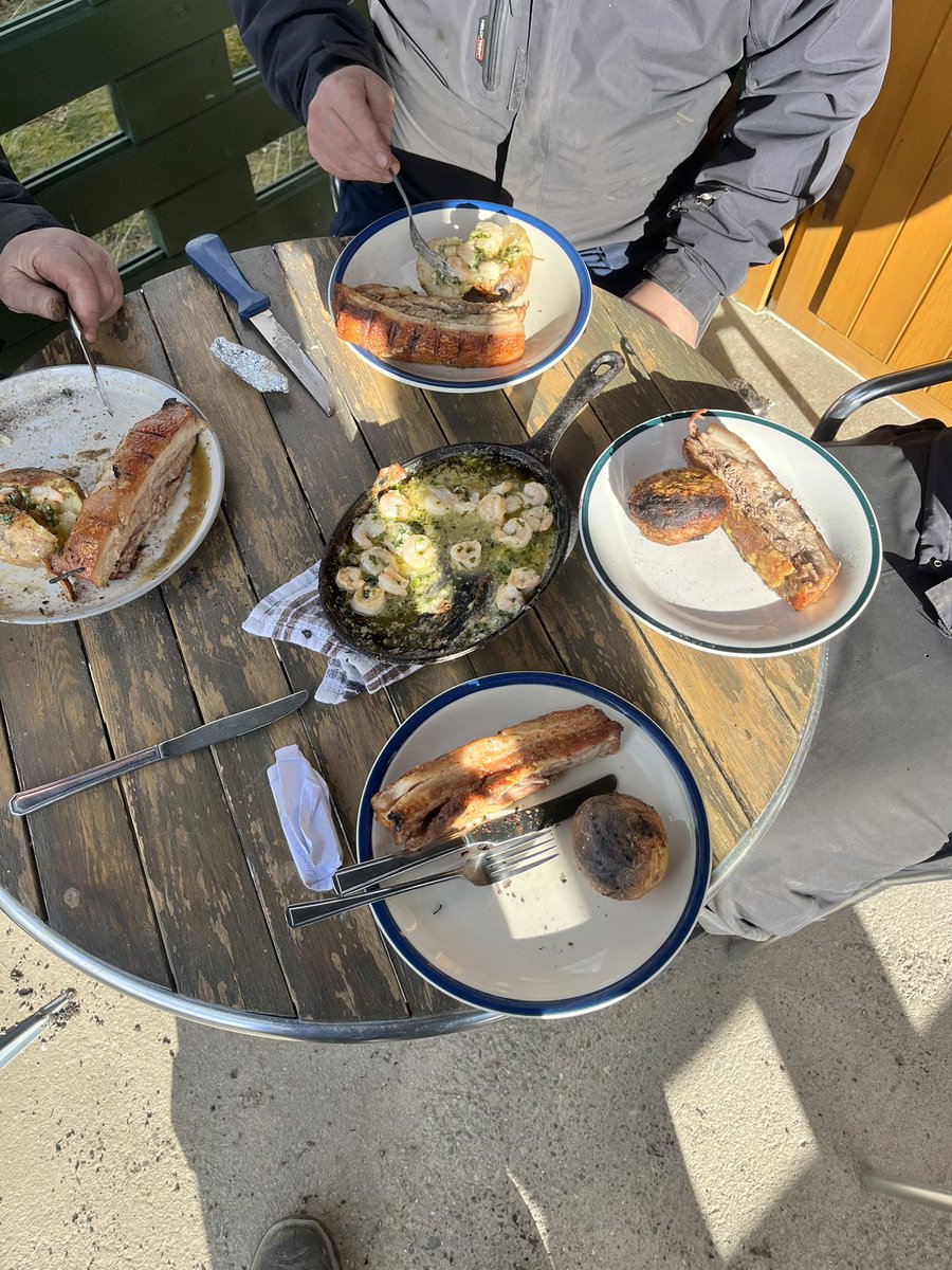 This is the life! Friday team BBQ