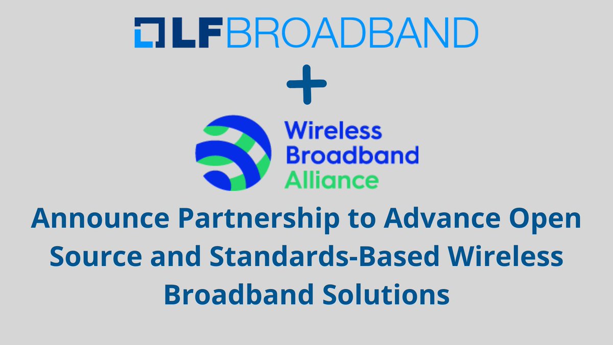 LF Broadband (@lfbroadband) on Twitter photo โBy bringing together open source innovation and industry standards, we aim to drive the next generation of broadband connectivity.โ
LF Broadband has partnered with <a href="/WBAlliance/">Wireless Broadband Alliance (WBA)</a>: hubs.la/Q038KKh60
#lfbroadband #broadband #networking #opennetworking #broadbandaccess โBy bringing together open source innovation and industry standards, we aim to drive the next generation of broadband connectivity.โ
LF Broadband has partnered with <a href="/WBAlliance/">Wireless Broadband Alliance (WBA)</a>: hubs.la/Q038KKh60
#lfbroadband #broadband #networking #opennetworking #broadbandaccess