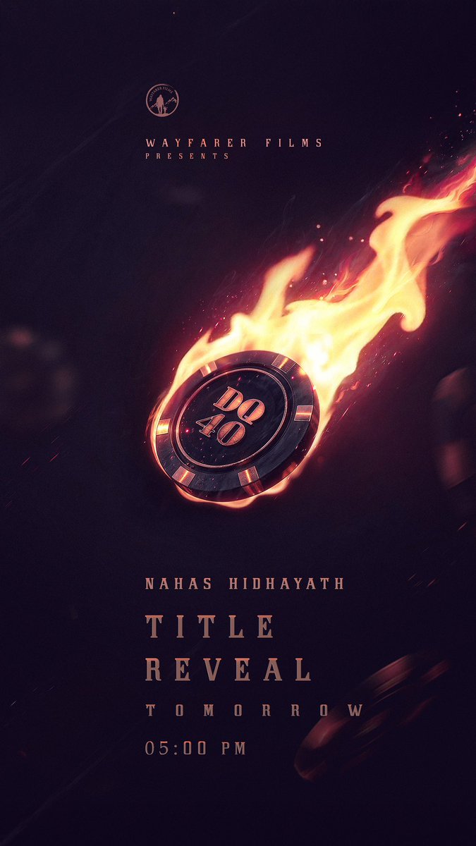 Dulquer Salmaan (@dulquer) on Twitter photo It's Time.
⏳
<a href="/dulQuer/">Dulquer Salmaan</a> @nahaskh1 @dQsWayfarerFilm #dQ40 #DulQuerSalmaan #NahasHidhayath #WayfarerFilms It's Time.
⏳
<a href="/dulQuer/">Dulquer Salmaan</a> @nahaskh1 @dQsWayfarerFilm #dQ40 #DulQuerSalmaan #NahasHidhayath #WayfarerFilms