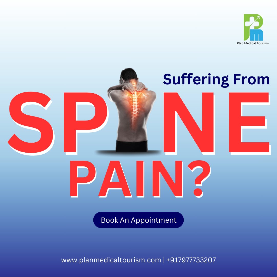 PlanMedicalTour's tweet photo. 😣 Struggling with spine pain? Get expert care with Plan Medical Tourism! 🌍✨ Connect with top specialists for world-class treatment. 🏥💙 

#SpineHealth https://t.co/WxRbtfEGNm