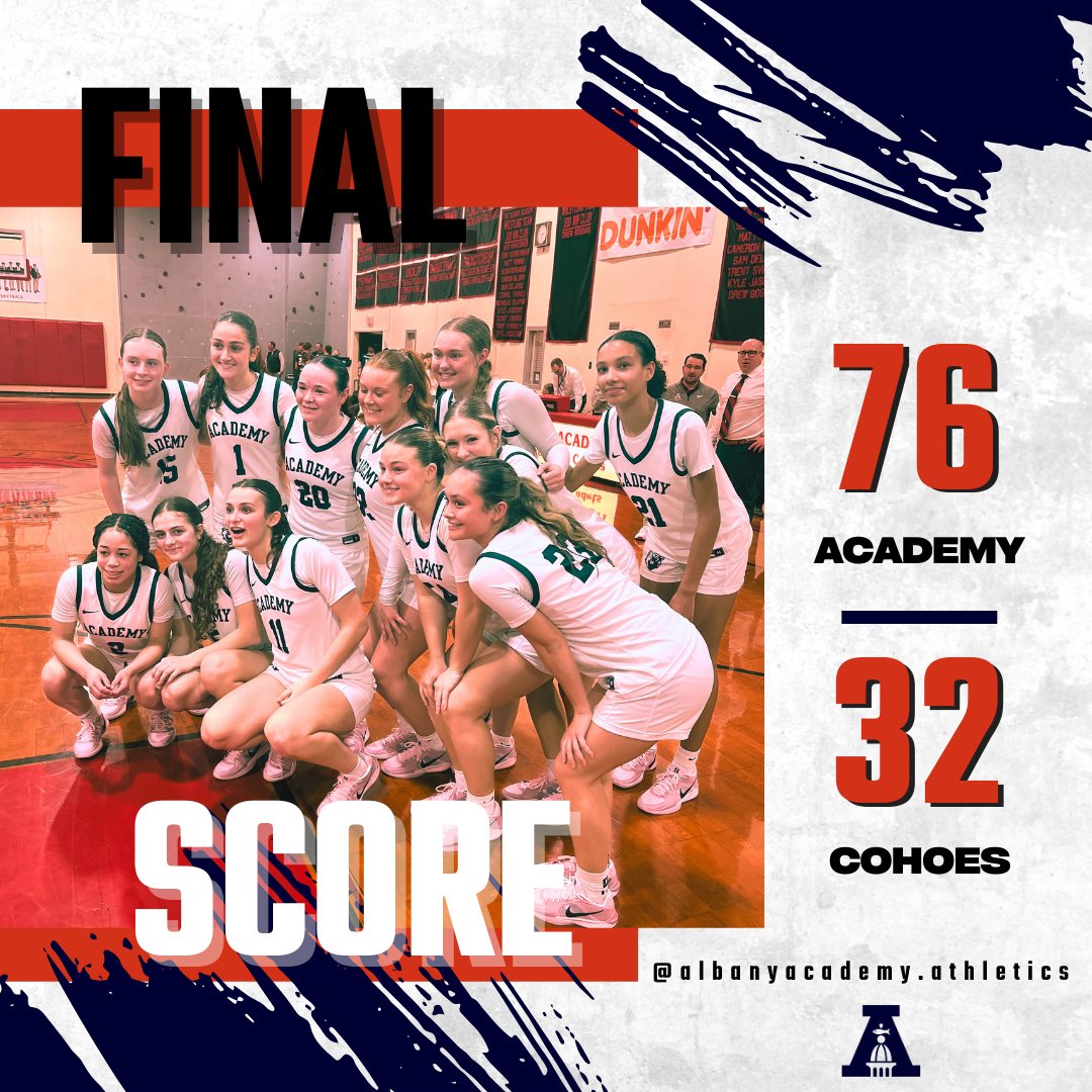 Albany Academy Women's Basketball (@academygbball) on Twitter photo MOVING ON IN THE SECTION 2 PLAYOFFS!
It was an excellent win against a gritty Cohoes team in a physical match-up.
We're excited to have the opportunity!
#strongertogether #Bears #Academy <a href="/Section_2_hoops/">Section2Hoops</a> <a href="/PankowskiAjCBS6/">AJ Pankowski</a> MOVING ON IN THE SECTION 2 PLAYOFFS!
It was an excellent win against a gritty Cohoes team in a physical match-up.
We're excited to have the opportunity!
#strongertogether #Bears #Academy <a href="/Section_2_hoops/">Section2Hoops</a> <a href="/PankowskiAjCBS6/">AJ Pankowski</a>