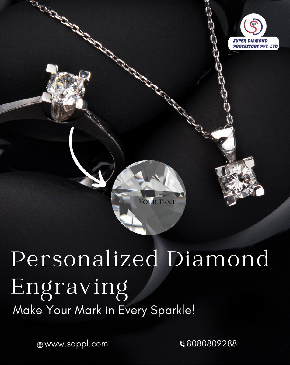 SDPPL15's tweet photo. Add Meaning to Your Sparkle with a Custom Inscription! 💬💎

#DiamondInscription #engravedinluxury #PersonalizedJewelry
#diamondengraving#MarkYourLegacy #CustomJewelry
#LuxuryWithIdentity #JewelryPersonalization #DiamondsForever
#UniqueEngravings #SignatureInStone https://t.co/BnXN1uE3VN