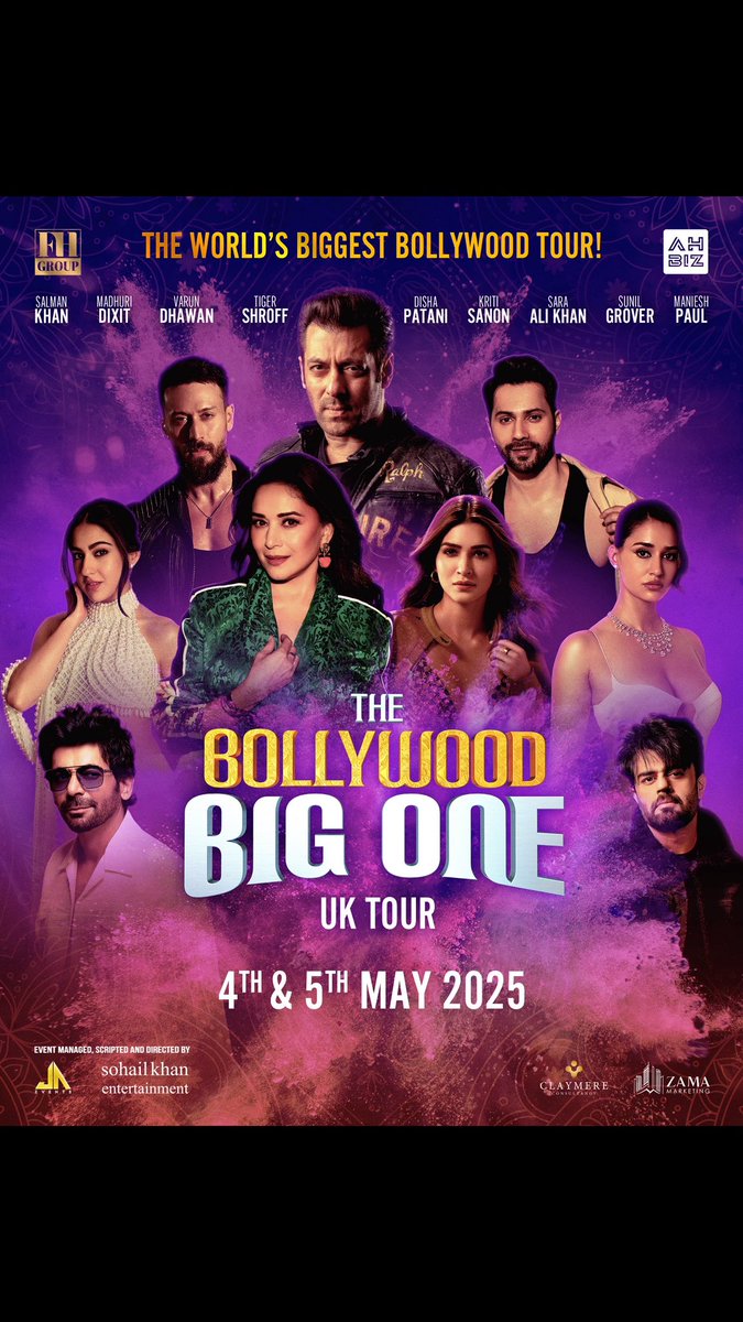 🌟 *Bollywood’s Biggest Spectacle is Coming to the UK!*🌟  

Get ready for an *unforgettable* night of glitz, glamour, and electrifying performances! 🎉 

📅 Save the dates: *4th &amp; 5th May*  
🎟️ Tickets coming soon – stay tuned! 🚨  

Don’t miss this historic celebration.