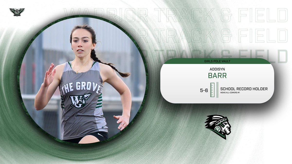 For the first time in school history, we were able to compete in the Pole Vault. Congrats to Addisyn Barr on setting the School Record with a vault of 5-8! #RaiseTheBar