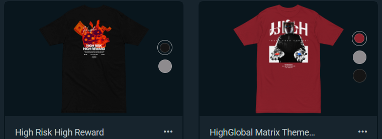 bro been cooking on the merch <a href="/raf1ey/">rafley. ⊛</a> <a href="/HighGlobalorg/">High 🌎</a>👨‍🍳 Big things coming very soon from us✈️🌐 we got a 3rd &amp; final design for now being worked on next one is themed "Higher Calling" Merch will be dropping after We Fly High #97 drops in 2 months #WeFlyHigh #JustGettingStarted ⏳