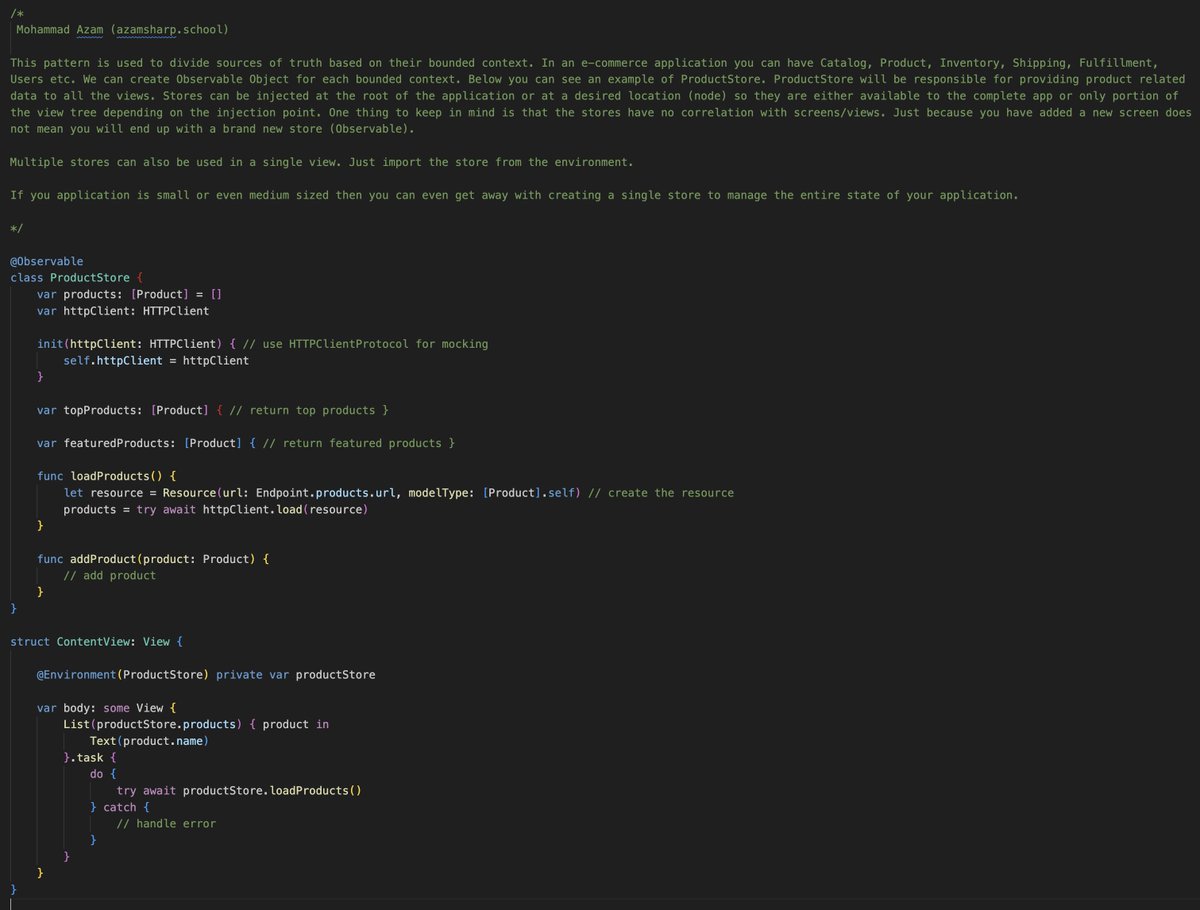 azamsharp's tweet image. Different Patterns I Use for Building SwiftUI Applications 

#SwiftUI #iOSDev #SwiftData