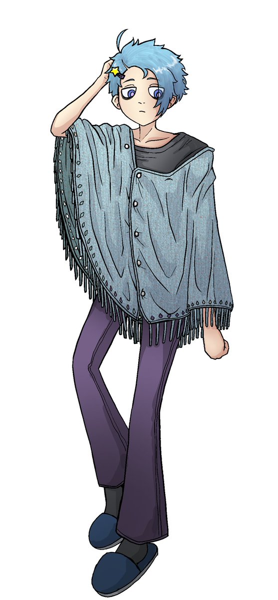 「星野 正瑚(しょうご)くんです。 10代後半のPCは過去に女子高生が1人いるだけ」|ナガレモン🍋のイラスト
