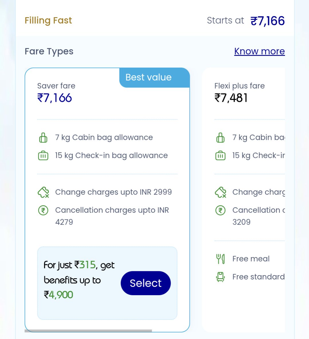 romel_rk's tweet photo. @outofofficedaku Not true in my case. The same flight is slightly cheaper on the website. 
Getting it even cheaper on GoIbibo https://t.co/sWMThH8hXG