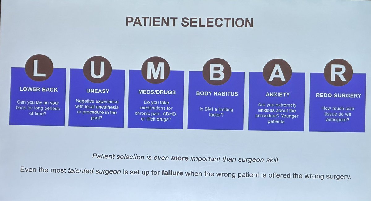 Candace Granberg, MD (@candacegranberg) on Twitter photo Thinking about starting/enhancing an office-based urologic practice? <a href="/Helo_MD/">Sevann Helo</a> has spearheaded this VERY successfully!💪
✅ patient selection is 🔑 (note LUMBAR method)
✅ start w/ scrotal cases & circs (need a good block!💉)
✅ have a consistent TEAM🤜🤛
#SanJuan <a href="/MayoUrology/">Mayo Clinic Urology</a> Thinking about starting/enhancing an office-based urologic practice? <a href="/Helo_MD/">Sevann Helo</a> has spearheaded this VERY successfully!💪
✅ patient selection is 🔑 (note LUMBAR method)
✅ start w/ scrotal cases & circs (need a good block!💉)
✅ have a consistent TEAM🤜🤛
#SanJuan <a href="/MayoUrology/">Mayo Clinic Urology</a>
