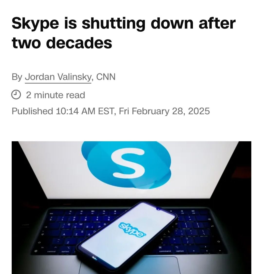 RIP Skype!