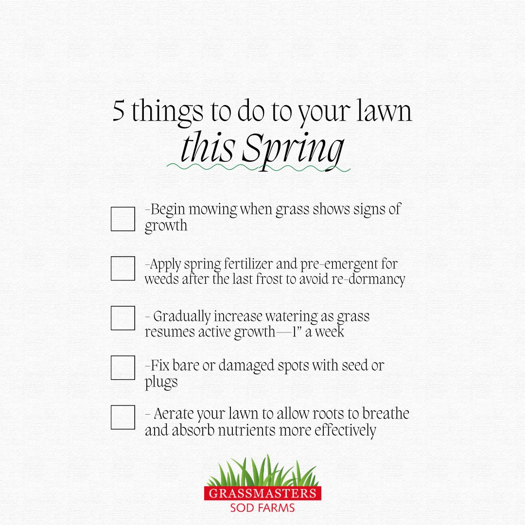 sod_gm's tweet photo. Tomorrow is March 1 and we are more than ready for spring☀️ Make sure your yard is ready too!! #springfever #sod https://t.co/MMZ6Vqfo7r
