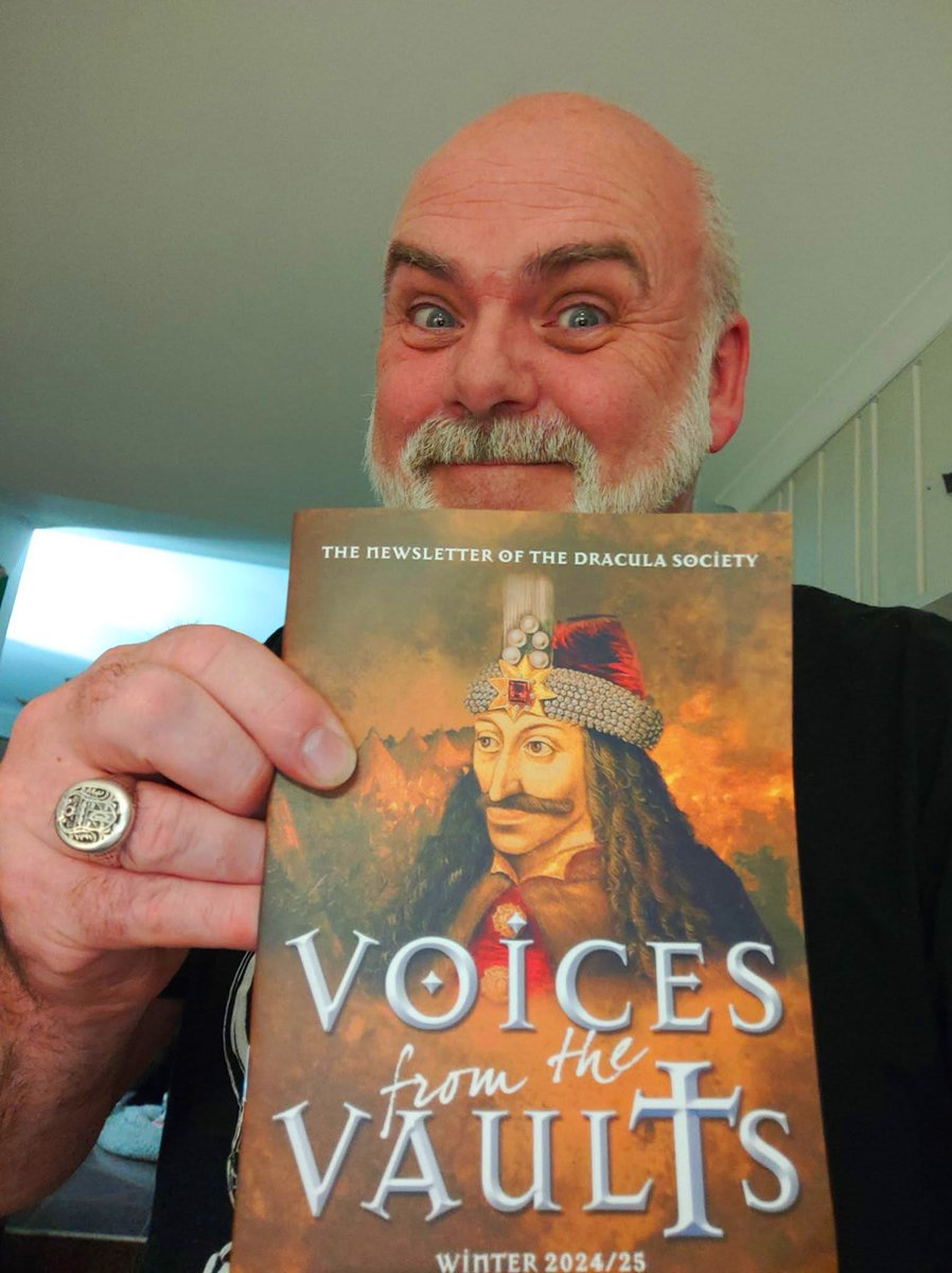 DracSoc's tweet image. Good to see our Winter issue of VOICES from the VAULTS has reached the other side of the world safely to DS Member Gordon Stoker.

Thank you for your article, Gordon, we loved it!