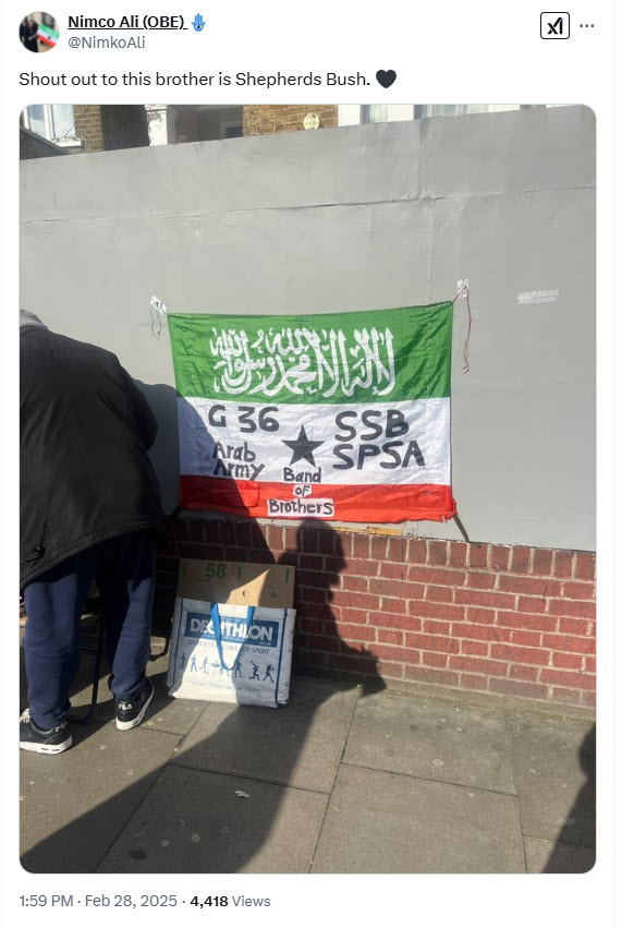 SomalisVoices's tweet photo. After 33 years of claiming Qaran SNM secessionists have gone back to where they started streets of the UK with a begging bowl .
Kudos to the #Qalas https://t.co/pbCFFC6ywB