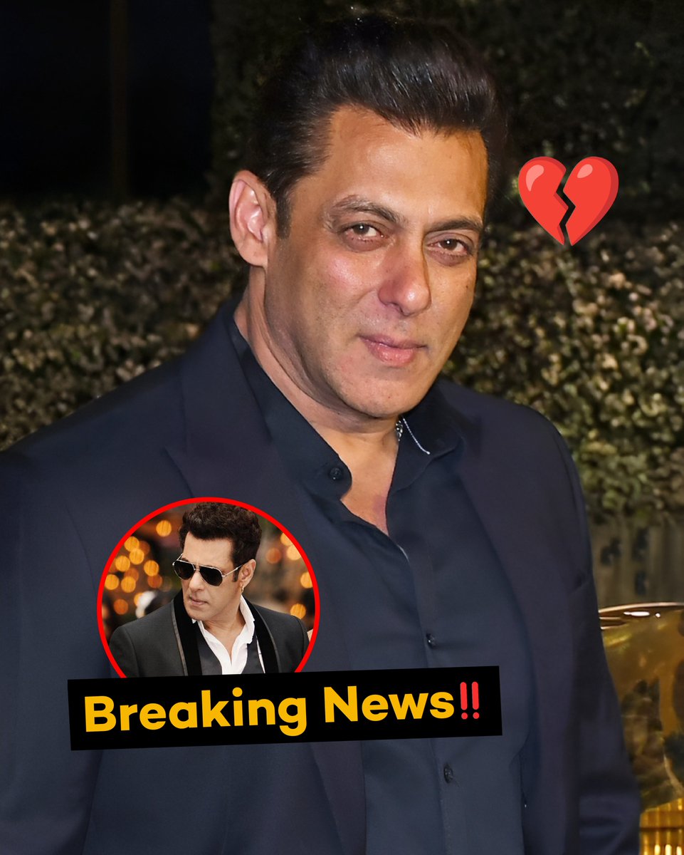 🚨 BREAKING NEWS🚨: 

Bollywood actor Salman Khan is no longer with us... 
because he is currently with Shera, enjoying his honeymoon at the farmhouse.