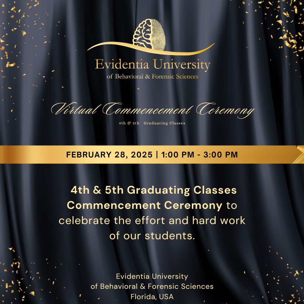 🎓 ¡Todo listo para la Ceremonia de Graduación de Evidentia University! 🎓
Hoy celebramos el esfuerzo, la dedicación y la excelencia académica de nuestros graduados. En pocos minutos, dará inicio este acto tan especial, donde reconoceremos el logro de quienes han completado su