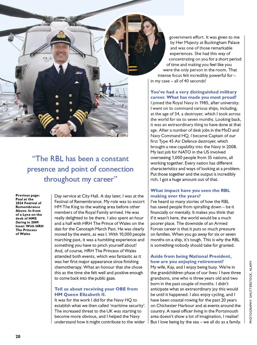 RealwordsUK's tweet image. Realwords’ @leepg had a fascinating chat with the Royal British Legion’s new National President, Paul Bennett CB OBE. Read the full interview in the latest RBL magazine. @PoppyLegion 
indd.adobe.com/view/3e82b31e-…
