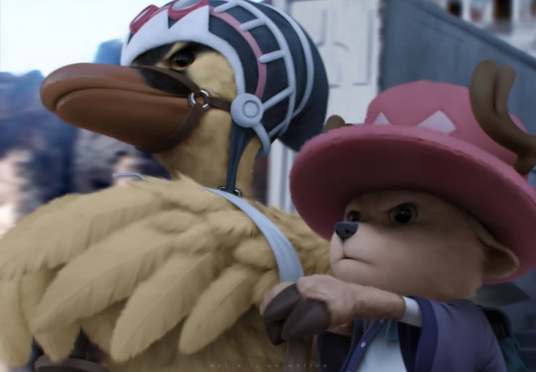 strawhats's tweet image. Chopper and Karoo