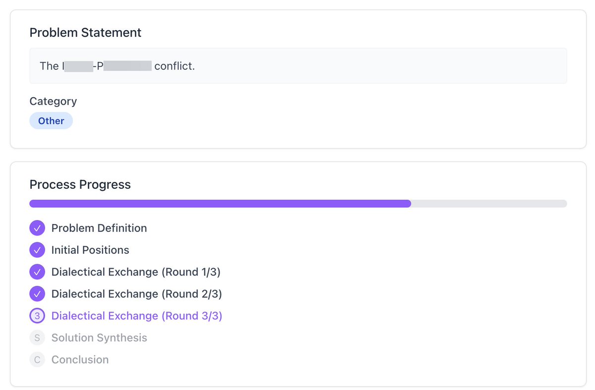 I used AI to write a spec for AI to build a dialogue between 2 AIs + a 3rd AI moderator. 

Gonna gra