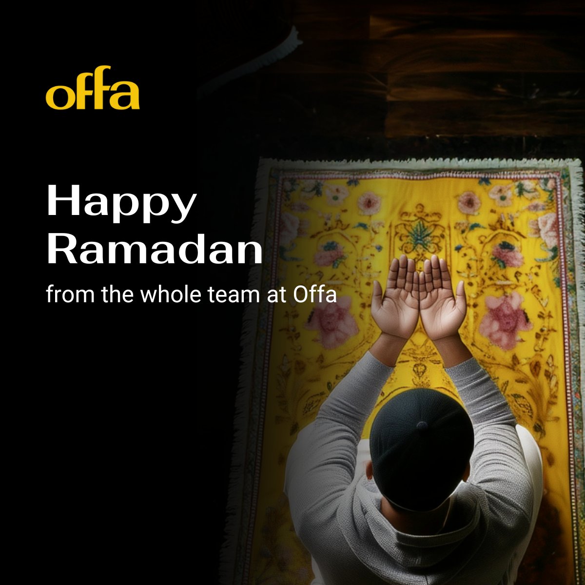 Happy Ramadan from all of us at Offa, we wish you a month filled with peace, reflection, and blessings. 

May this Ramadan bring ease, gratitude, and joy to you and your loved ones! 🌙✨  

#RamadanMubarak