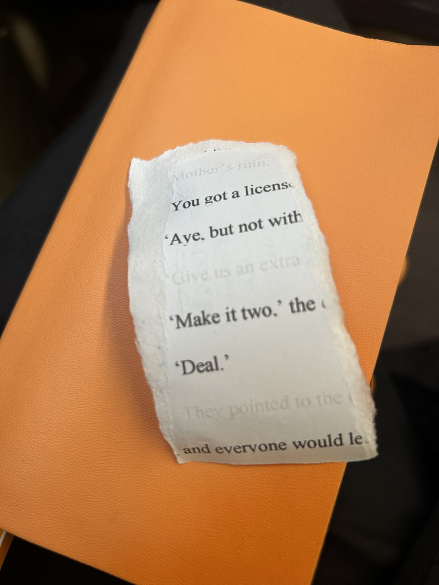 Love writing to-do lists on the back of old novel drafts, never know what I’ll find on the other side! #amwriting