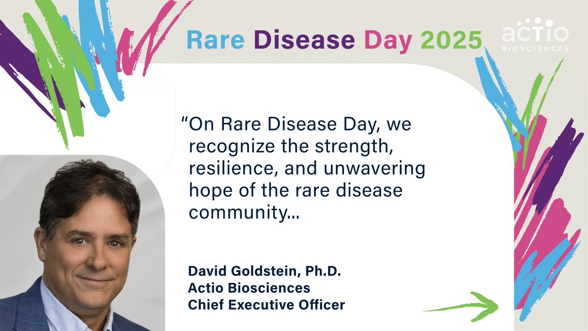 actiobiosci's tweet image. It’s #RareDiseaseDay, but rare is not all that rare. 300 mil people worldwide live w/ a rare disease. At Actio, we’re making a difference w/ advances in genetics &amp;amp; precision medicine to develop life-changing treatments. More @ rarediseaseday.org &amp;amp; actiobiosciences.com