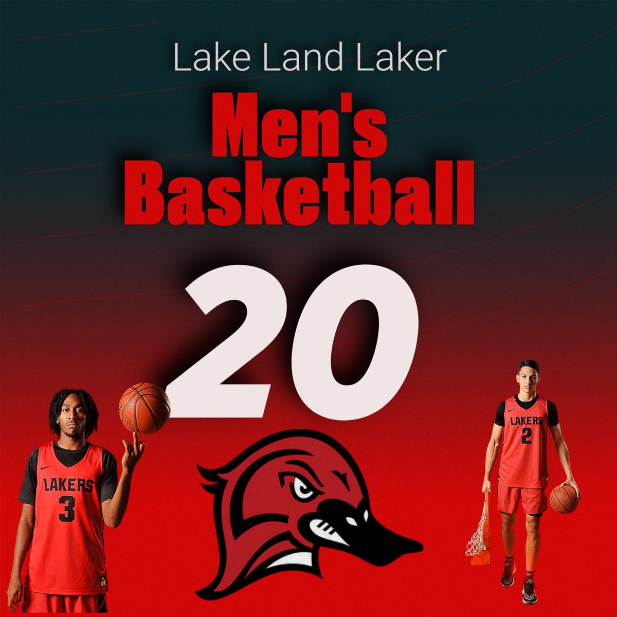 Lake Land Athletics (@llcathletics) on Twitter photo S/O to <a href="/coach_jlarry/">Julian Larry</a> and <a href="/LLC_Basketball/">Lake Land College Men’s Basketball</a> as last week they reached the 20-win mark, for the first time since the 2013 season.
Lakers look to build on their 20-8 record tomorrow at the Laker Field House at 3:00pm
#OneFlock #LakerUp S/O to <a href="/coach_jlarry/">Julian Larry</a> and <a href="/LLC_Basketball/">Lake Land College Men’s Basketball</a> as last week they reached the 20-win mark, for the first time since the 2013 season.
Lakers look to build on their 20-8 record tomorrow at the Laker Field House at 3:00pm
#OneFlock #LakerUp