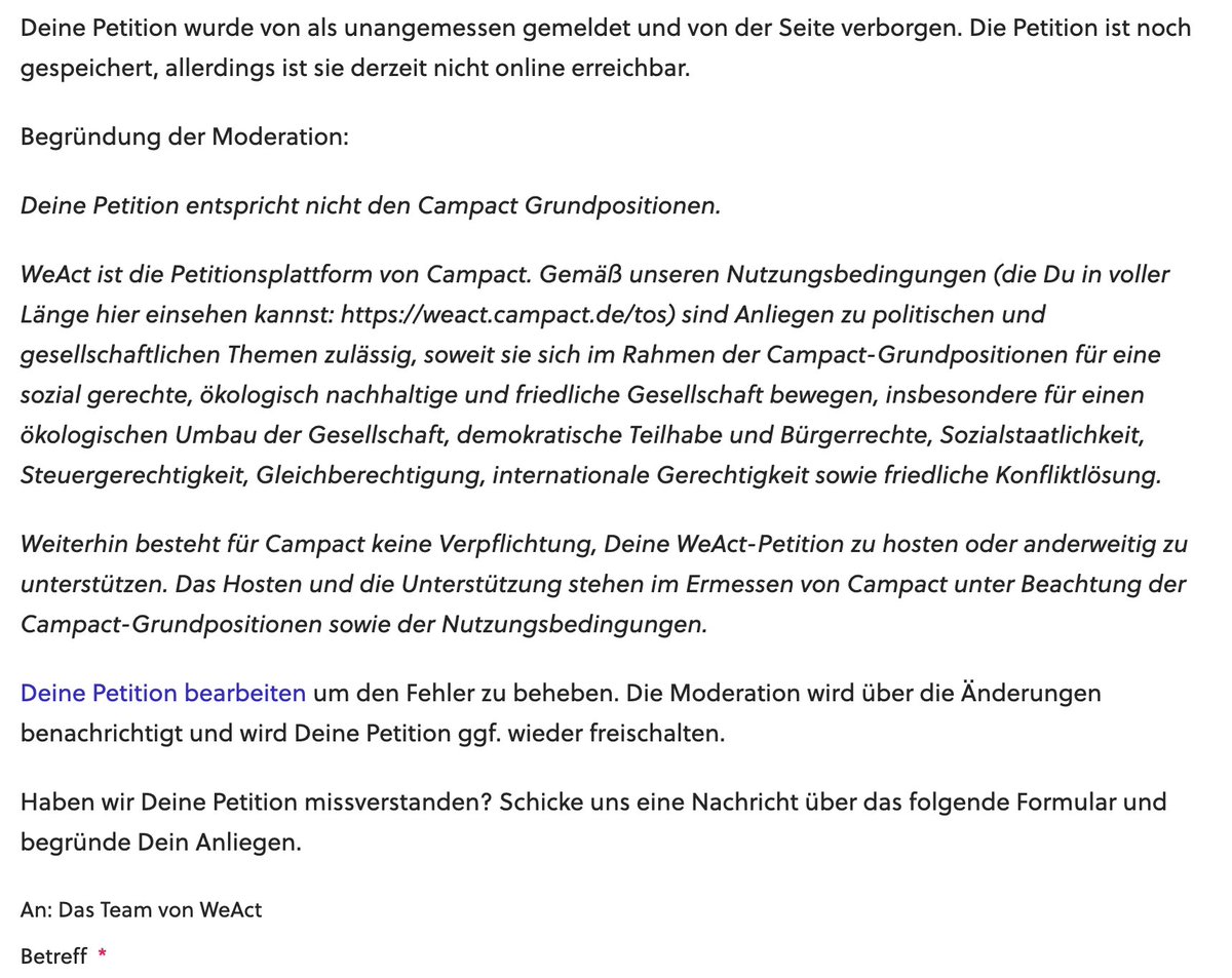 Dietrich Brüggemann (@dtrickb) on Twitter photo Skandal! <a href="/campact/">Campact e.V.</a> Man darf bei euch also nicht Edmund Stoiber um Rückkehr aus dem Ruhestand bitten? Skandal! <a href="/campact/">Campact e.V.</a> Man darf bei euch also nicht Edmund Stoiber um Rückkehr aus dem Ruhestand bitten?