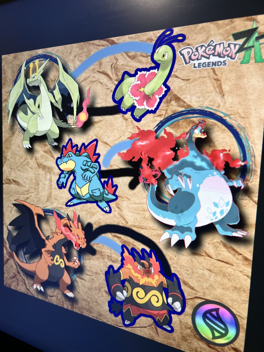 no way the starter megas leaked already 😭😭