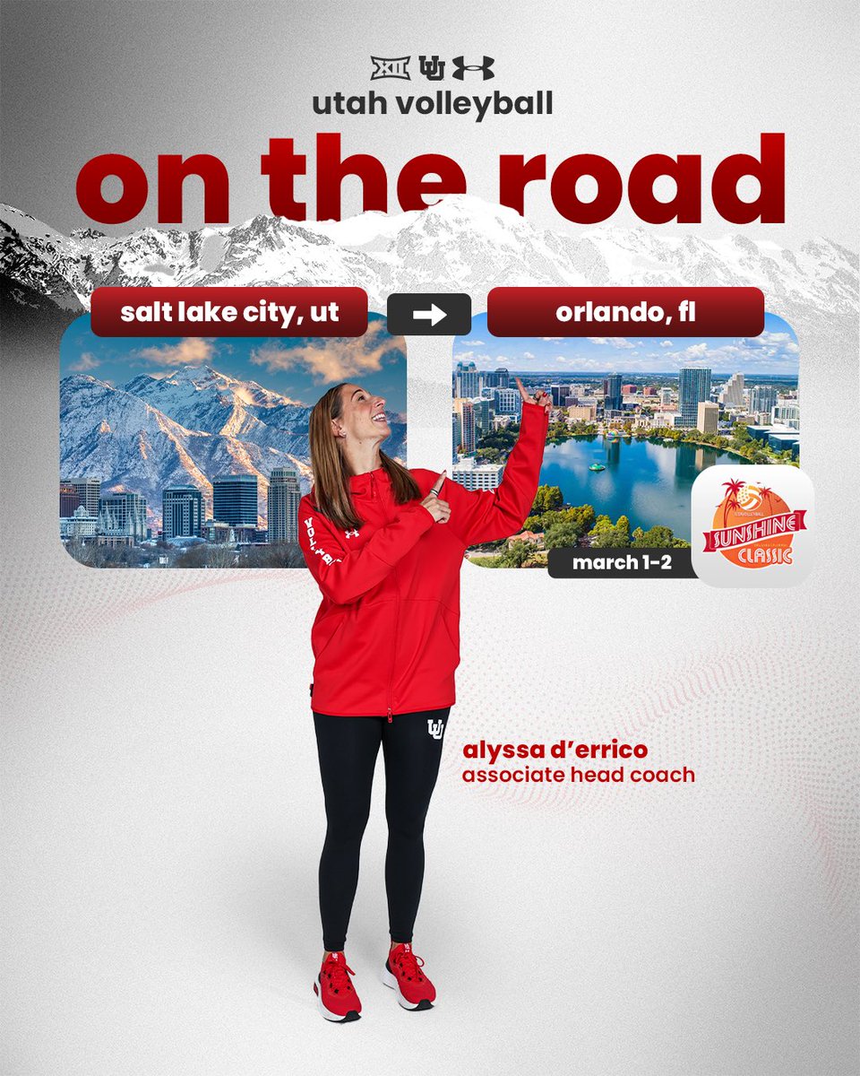 Utah Volleyball (@utahvolleyball) on Twitter photo <a href="/AlyssaUtesVB/">Alyssa D'Errico</a> is heading to the sunshine state for the weekend looking for #futureutes ๐ <a href="/AlyssaUtesVB/">Alyssa D'Errico</a> is heading to the sunshine state for the weekend looking for #futureutes ๐