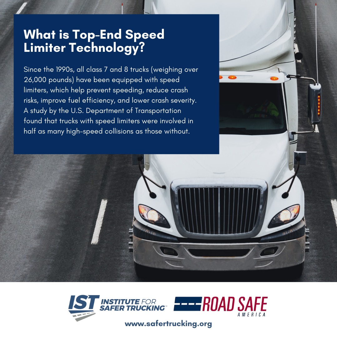 _SaferTrucking's tweet image. Speed limiters in class 7 and 8 trucks have been helping reduce crash risks since the 1990s. A study by the U.S. DOT revealed that trucks with speed limiters are involved in half as many high-speed collisions as those without.  Learn more: safertrucking.org/top-end-speed-…
#SaferTrucking