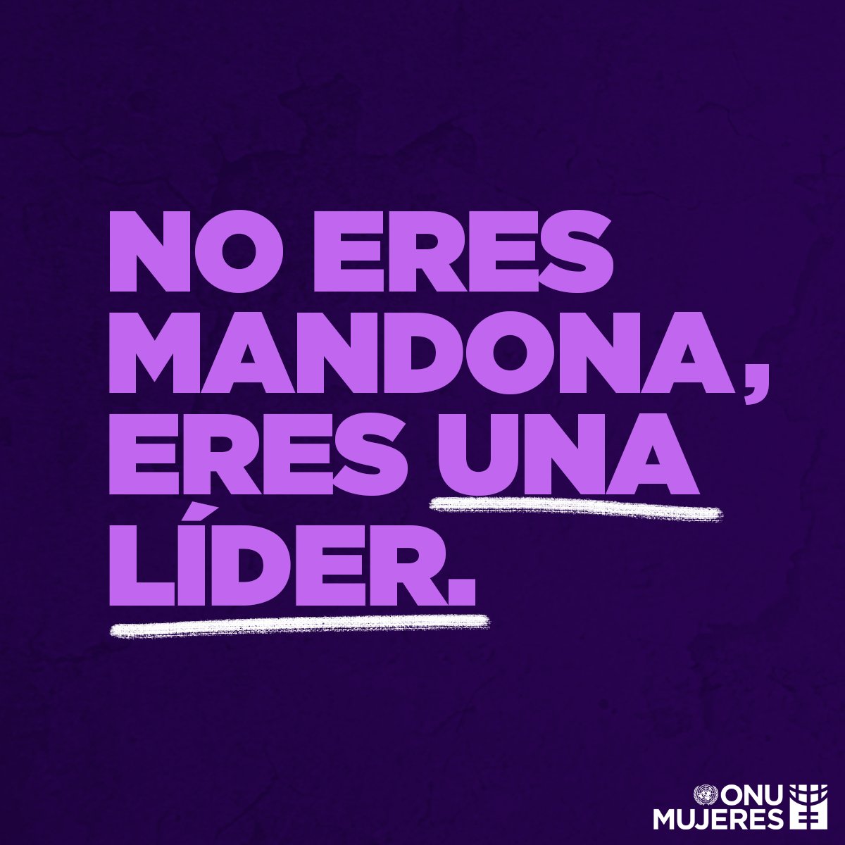 Naciones Unidas (@onu_es) on Twitter photo ¿Por qué a las mujeres asertivas se las llama "mandonas", pero a los hombres "líderes"?
Los estereotipos de género refuerzan las desigualdades.
Desafiemos esas narrativas. ¡Todos merecemos ser auténticos sin etiquetas!
Comparte para seguir creando igualdad.
🎨 <a href="/ONUMujeres/">ONU Mujeres</a> ¿Por qué a las mujeres asertivas se las llama "mandonas", pero a los hombres "líderes"?
Los estereotipos de género refuerzan las desigualdades.
Desafiemos esas narrativas. ¡Todos merecemos ser auténticos sin etiquetas!
Comparte para seguir creando igualdad.
🎨 <a href="/ONUMujeres/">ONU Mujeres</a>