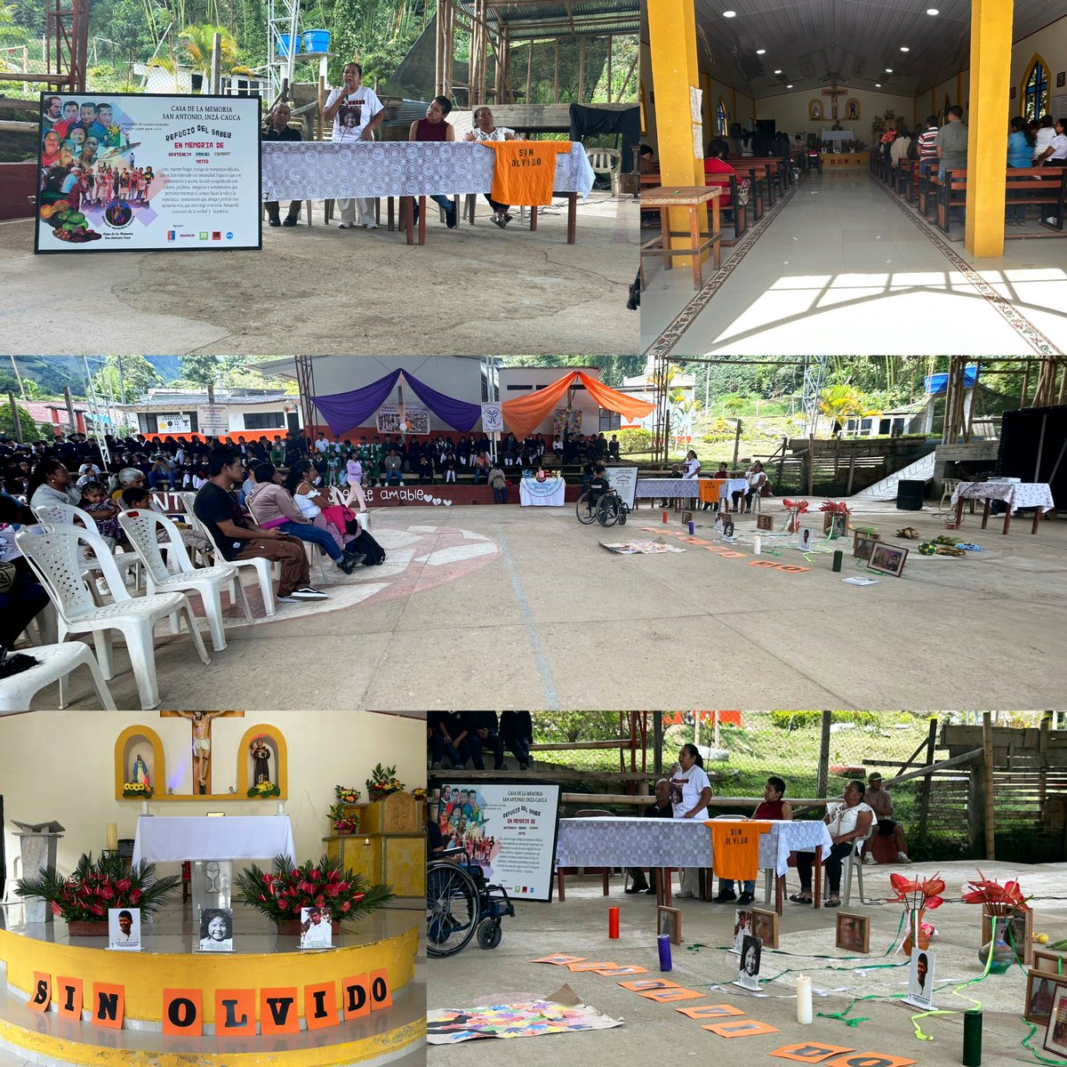 #ImagenDelDía ||  "Dije a Dios: buscaré justicia debajo de las piedras. Y Dios me lo ha permitido" iniciamos con la Eucaristia, la Conmemoración de San Antonio Inzá Cauca, acción de gracias por la vida, por la memoria que se transforma y en la Fé conquista la Verdad y la