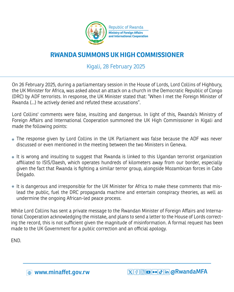 Ministry of Foreign Affairs & Int'l Cooperation tweet media