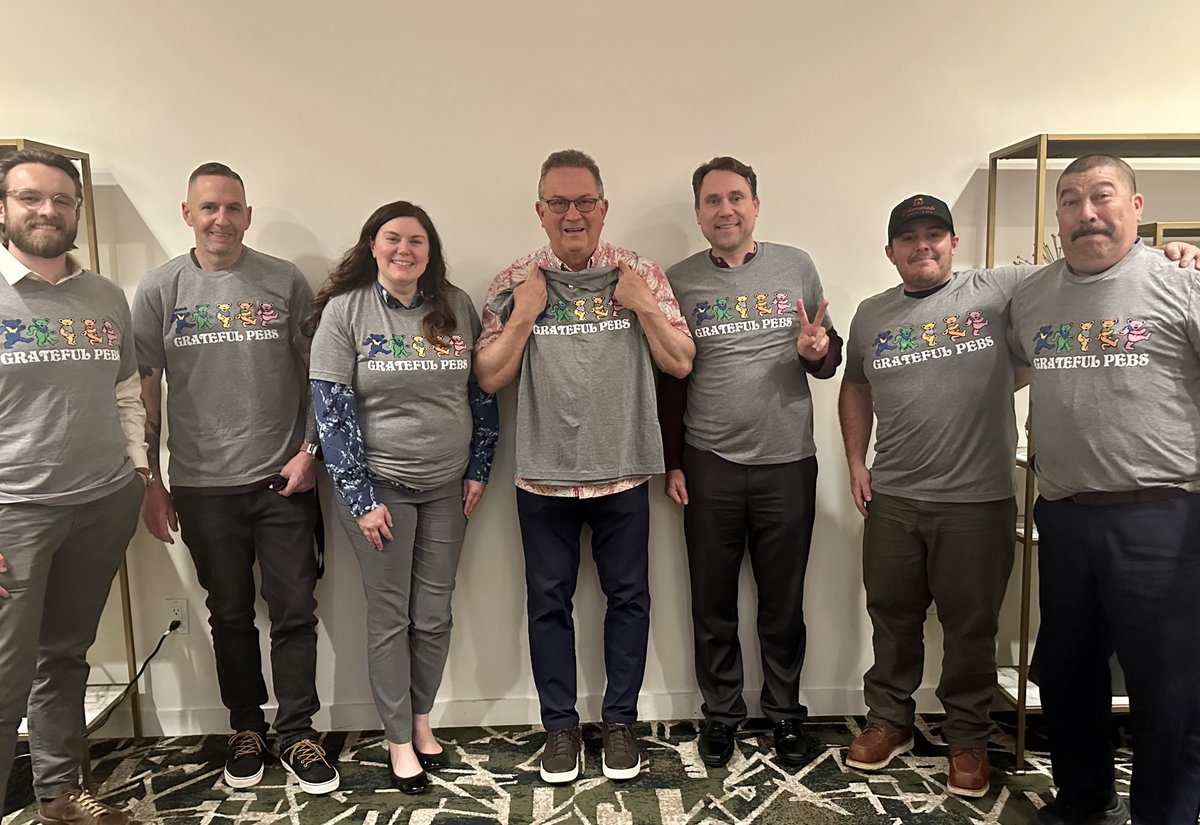 Pebblebrook (PEB) (@pebblebrookpeb) on Twitter photo Hey, Team <a href="/ChaminadeResort/">Chaminade Resort</a>, we love your Grateful PEB shirts! Hope you have a fun #pebbys watch party today!!! #Oscars2025 #hotels Hey, Team <a href="/ChaminadeResort/">Chaminade Resort</a>, we love your Grateful PEB shirts! Hope you have a fun #pebbys watch party today!!! #Oscars2025 #hotels