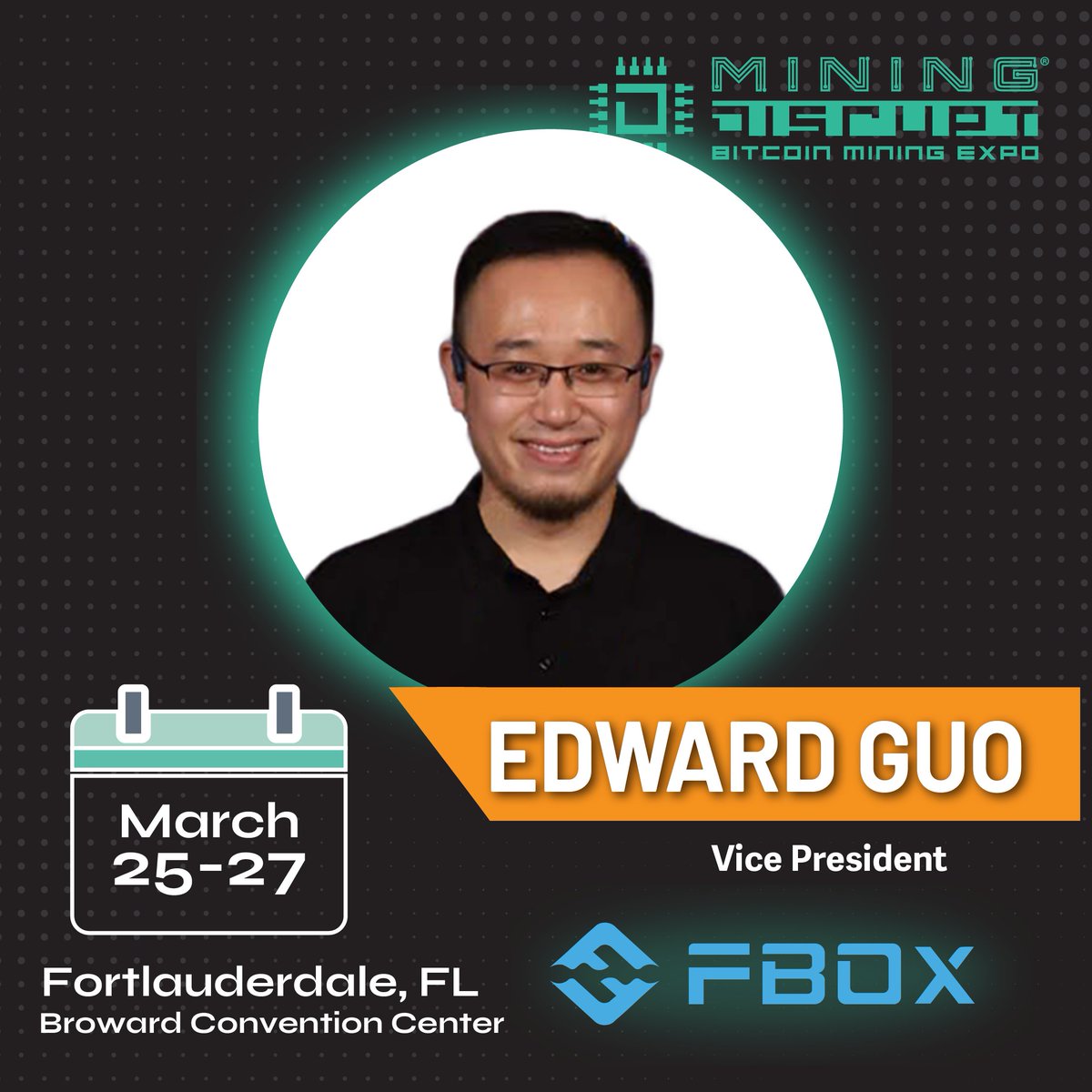 Mining Disrupt® Conference March 25-27, 2025 (@miningdisrupt) on Twitter photo Announcing Speaker Edward Guo, Vice President of FBOX <a href="/fboxdata/">FBOXCooling</a>
Learn from some of the most prominent speakers from the mining industry at the World’s Largest Bitcoin B2B & Bitcoin Mining Conference & Expo!🚀📊 Announcing Speaker Edward Guo, Vice President of FBOX <a href="/fboxdata/">FBOXCooling</a>
Learn from some of the most prominent speakers from the mining industry at the World’s Largest Bitcoin B2B & Bitcoin Mining Conference & Expo!🚀📊