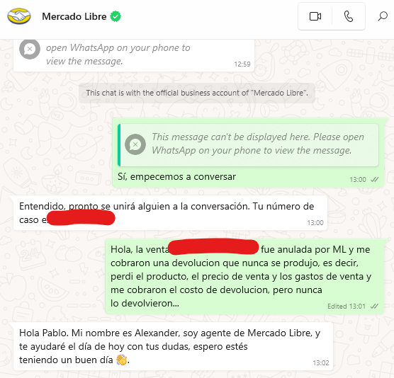 Acompañenme en esta odisea de atención al cliente de <a href="/ML_Argentina/">Mercado Libre Argentina</a>