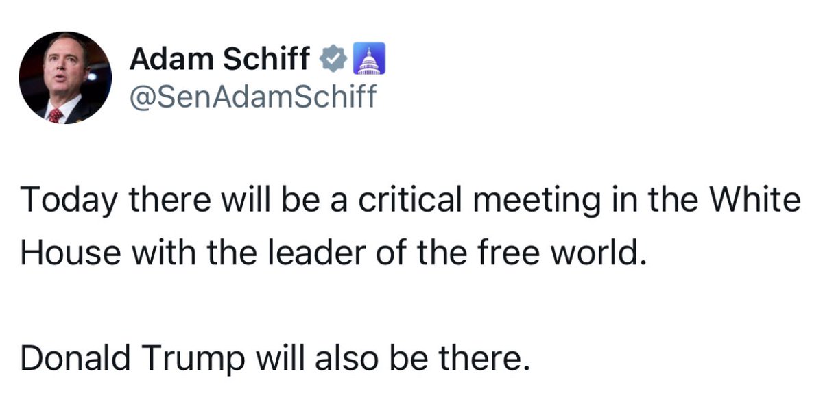 DemocraticWins's tweet image. BREAKING: Adam Schiff just landed a brutal blow on President Trump. This is amazing.