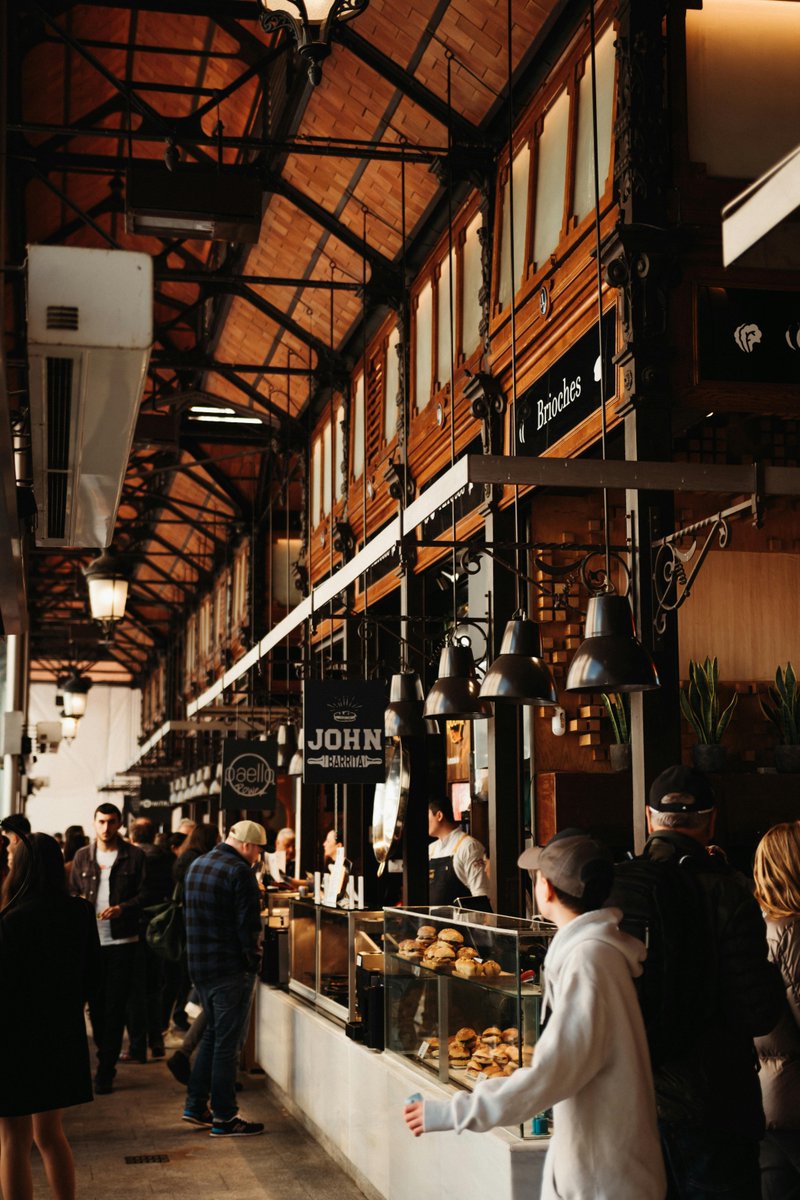 Nir_Buras's tweet image. Spanish markets are particularly interesting and numerous. Mercado de San Miguel, the last standing iron market in Madrid (1916), was saved in 2003 by a group of investors.

Pg 334, The Art of Classic Planning
#markets #classicplanning #traditionalarchitecture #marketplaces