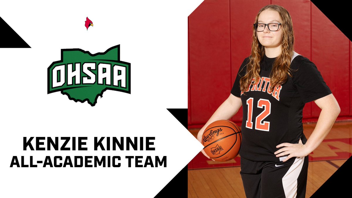 Congratulations to senior Kenzie Kinnie for making District 7’s All-Academic Team!! #STUDENTathlete
