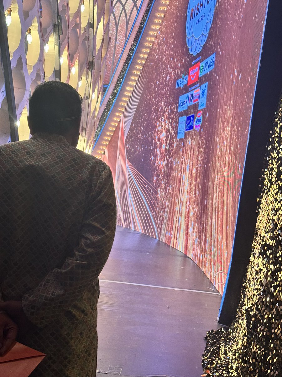 Keeping the annual tradition alive… here’s the moment captured right before I walk onstage to present the prestigious #ZeeRishteyAwards ! Can’t wait to open the envelope and applaud our industry’s most deserving talent! <a href="/ZeeTV/">ZeeTV</a>