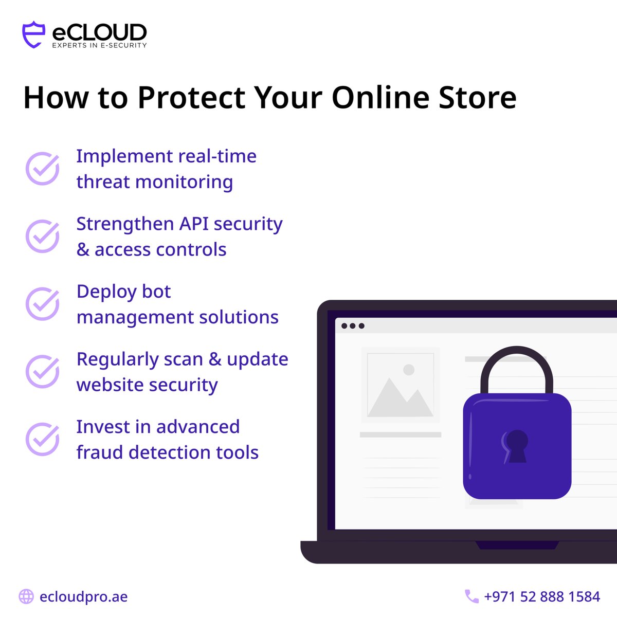 eCloudPro's tweet image. 🛍️ Online Retailers Beware: Hackers Want Your Checkout! 🔥

Would you let thieves walk into your store and empty the shelves? 🛒💸 Then why let hackers rob your digital business?

📲 +971 52 888 1584
🌐 ecloudpro.ae

#RetailUnderAttack #eCommerceSecurity #StopTheHacker