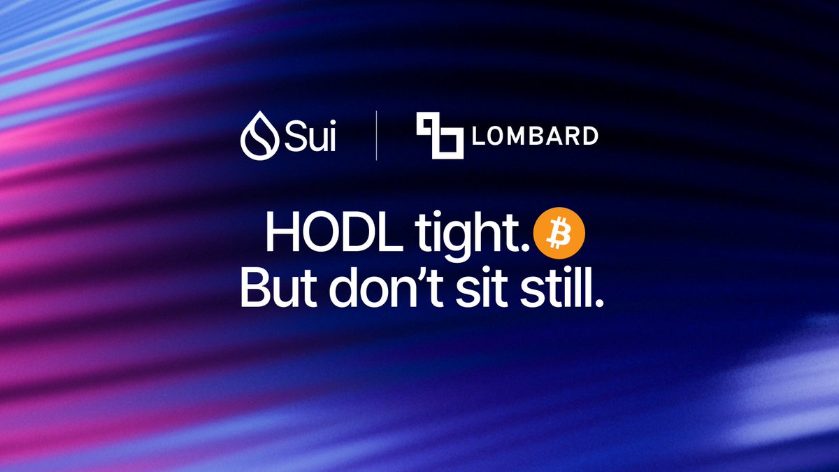 Sui (@suinetwork) on Twitter photo BTC holders: move beyond just HODLing.
BTCfi on Sui unlocks new financial possibilities for BTC in a secure, scalable, programmable ecosystem.
Something exciting coming from <a href="/Lombard_Finance/">Lombard | LBTC</a> soon 👀 BTC holders: move beyond just HODLing.
BTCfi on Sui unlocks new financial possibilities for BTC in a secure, scalable, programmable ecosystem.
Something exciting coming from <a href="/Lombard_Finance/">Lombard | LBTC</a> soon 👀