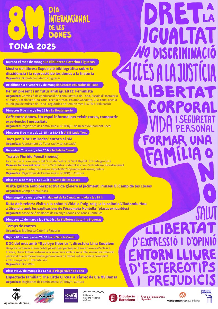 Us recordem que teniu moltes activitats amb motiu del 8M. Donaveu projectarem el documental Bye Bye Tiberias de Soualem. Seleccionat per emocionar-nos, indignar-nos, sacsejar-nos... Es un film sobre quatre generacions de dones palestines i el seu llegat comú de separació i exili.