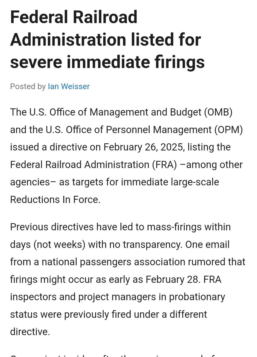 How is started vs. How it ended 

I'll be impressed if there any train tracks left in usa by 2028