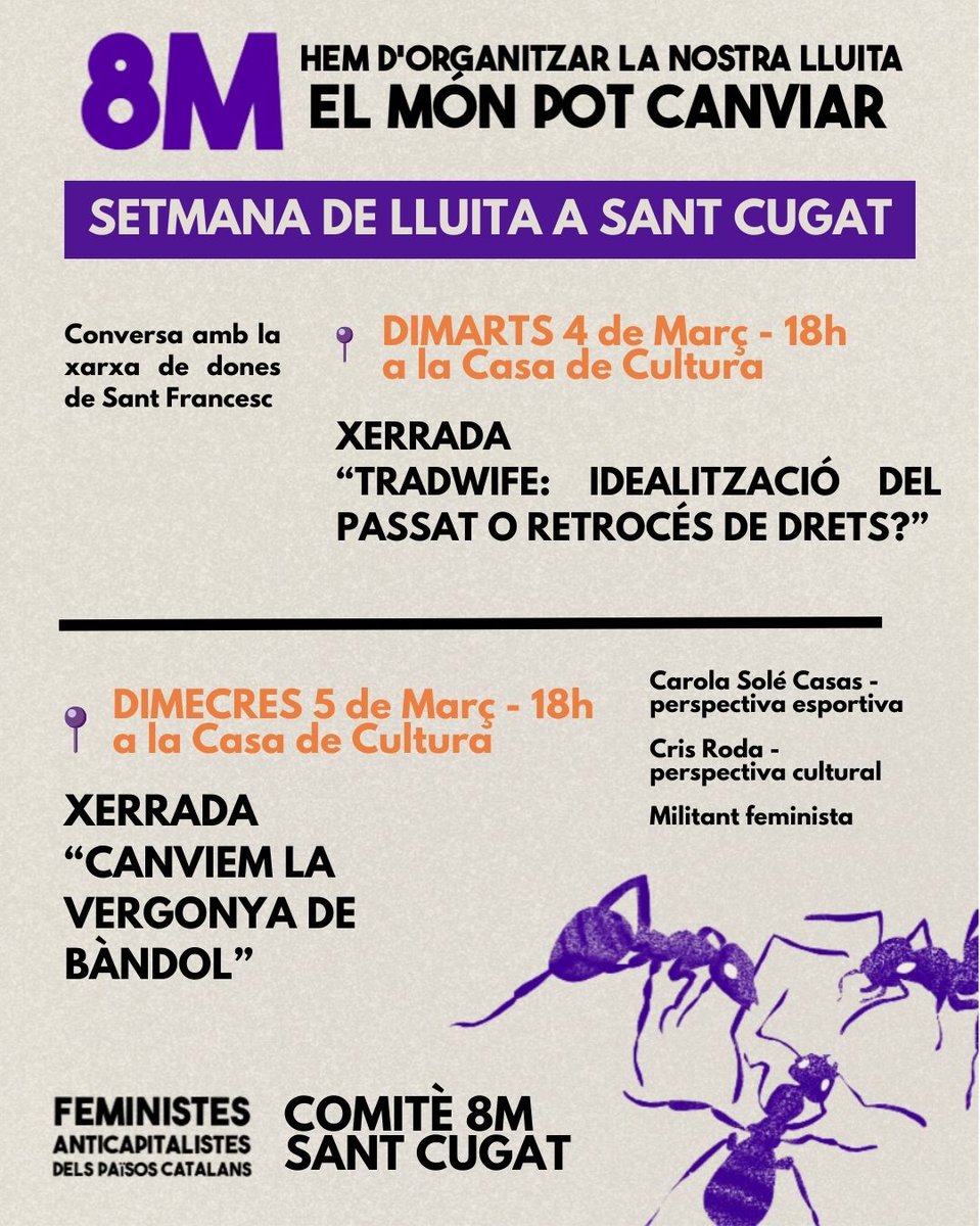 Comitè 8M Sant Cugat del Vallès tweet media