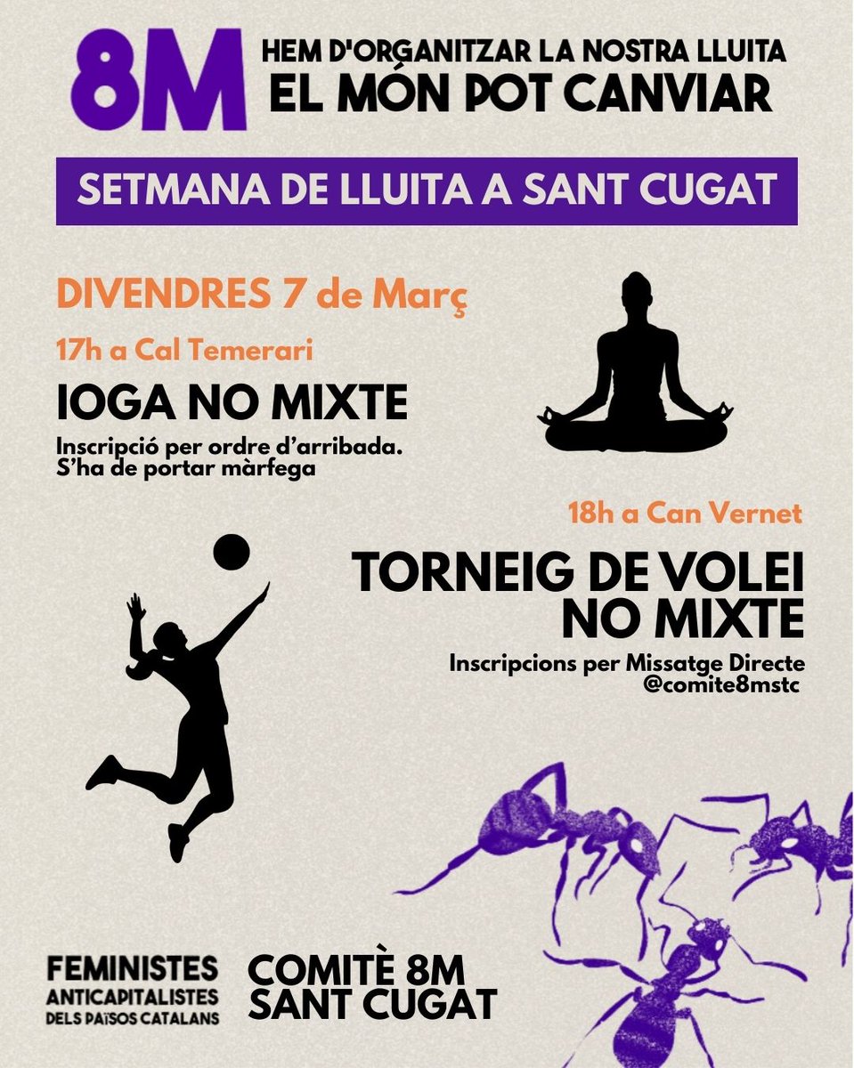 Comitè 8M Sant Cugat del Vallès tweet media